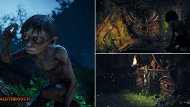Smeagol and Neldis at the Midsummer Festival in The Lord Of The Rings: Gollum