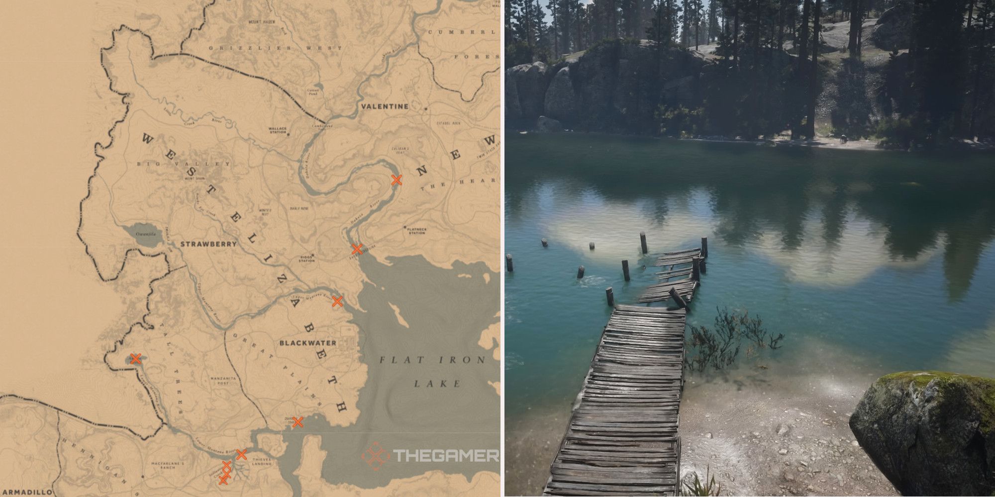 Red Dead Online: las mejores ubicaciones de pesca de pícaro de aleta roja