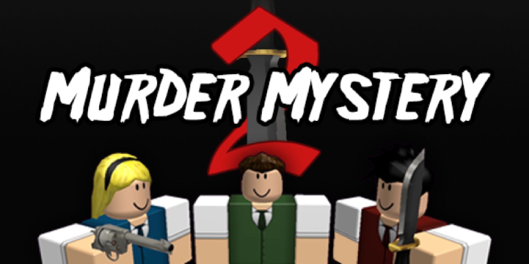 Arte promocional de Murder Mystery 2 en Roblox.