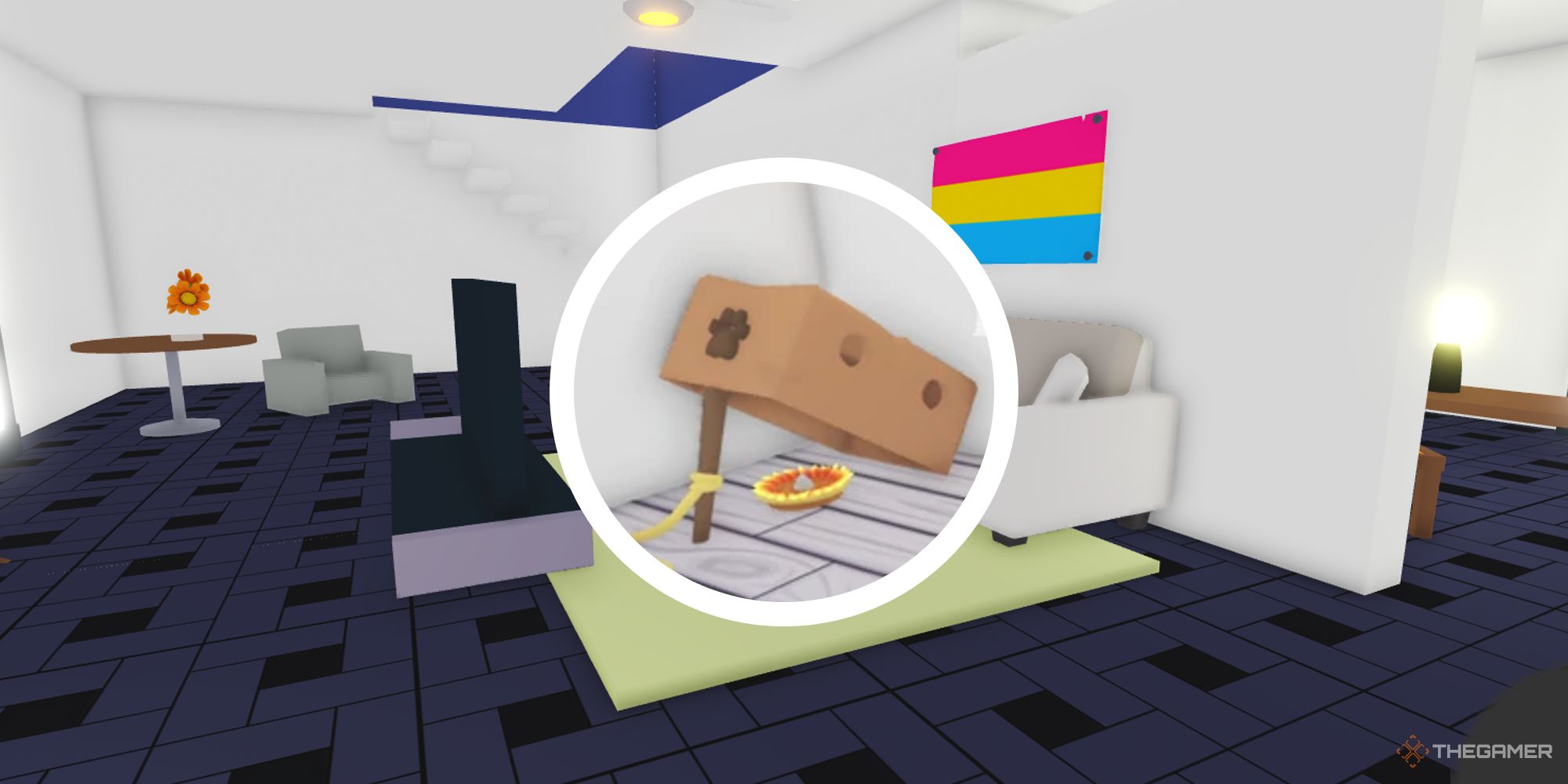 roblox adoptame dentro de la casa con un círculo png de señuelo