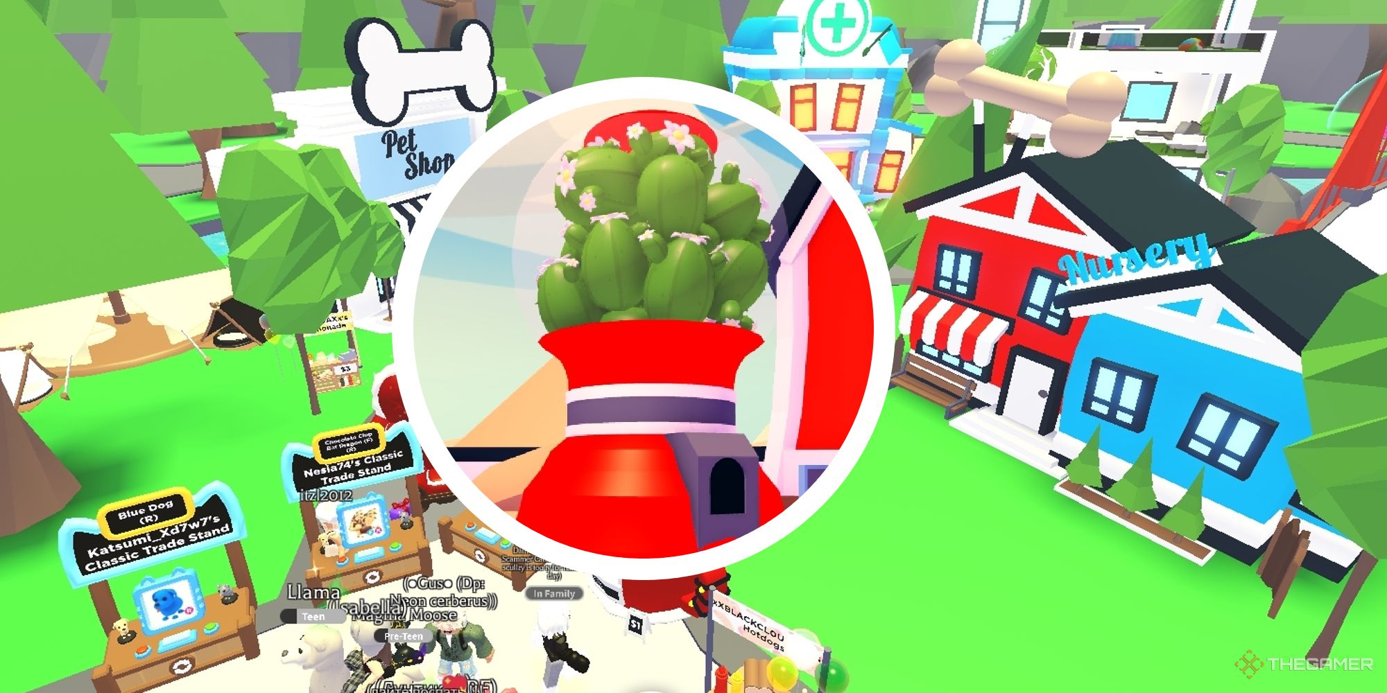 roblox adopt me isla de adopción con imagen circular de la máquina de chicles
