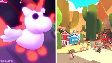 image of mega neon alicorn next to image of adoption island