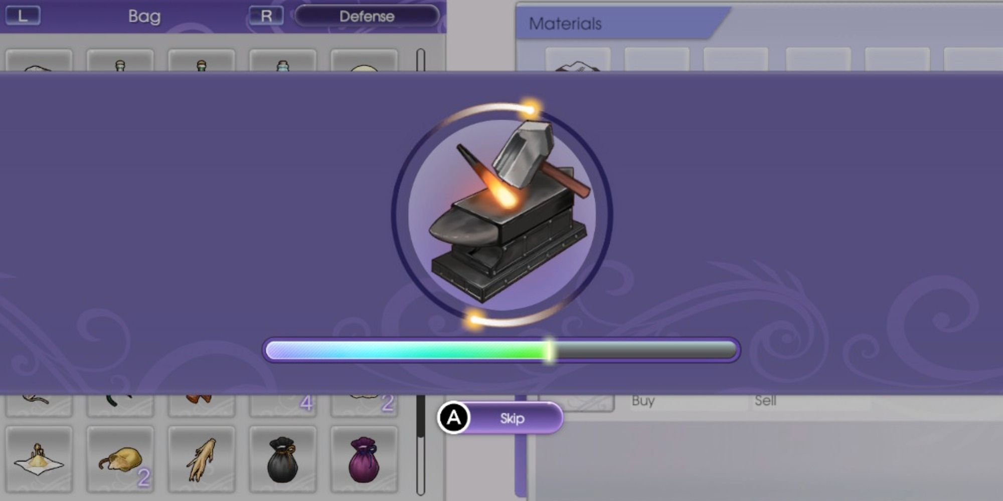 Rune Factory 5 Forge Process