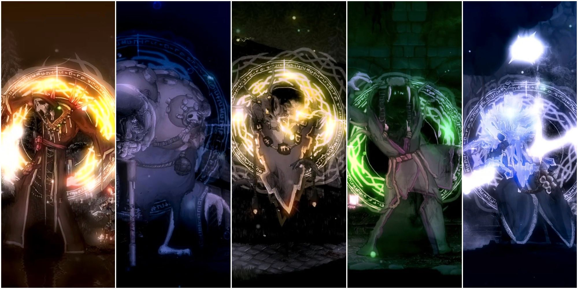 Salt and Sacrifice Pyromancer Hydromancer Electromancer Venomancer Cryomancer