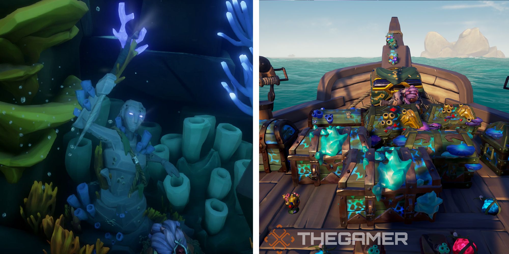Sea Of Thieves: Cómo funcionan las estatuas de tritones hundidos