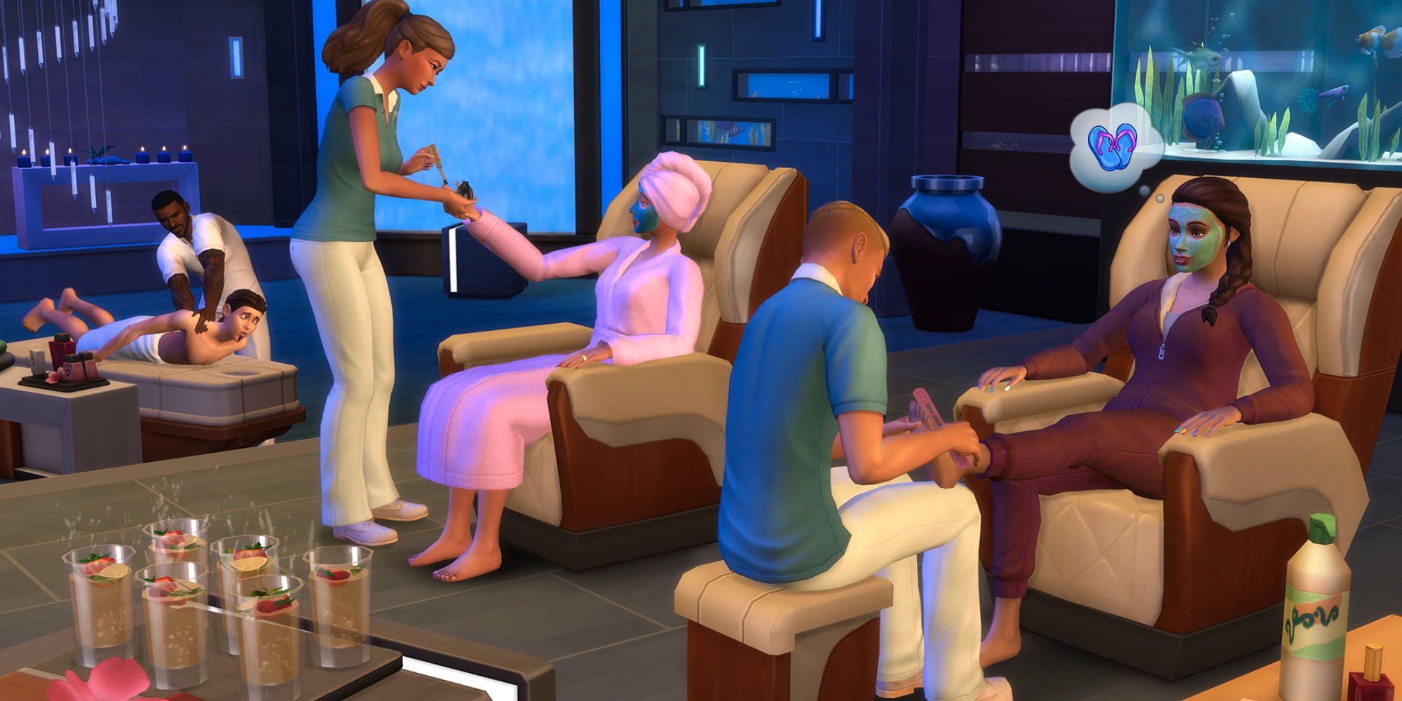 Sims 4 Spa Day: Guía de máscaras faciales