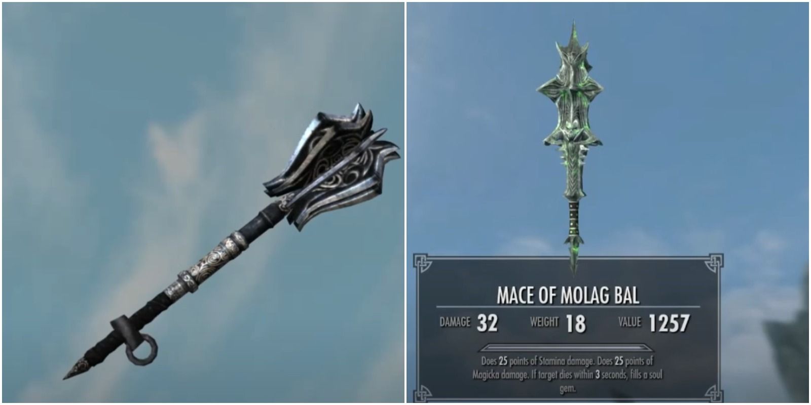 Skyrim: las 10 mejores mazas, clasificadas