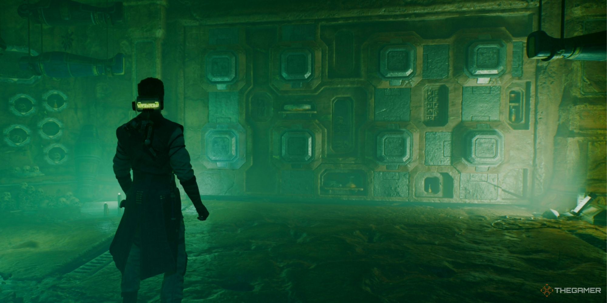 rompecabezas de la puerta de la cripta de uhrma en star wars: superviviente jedi
