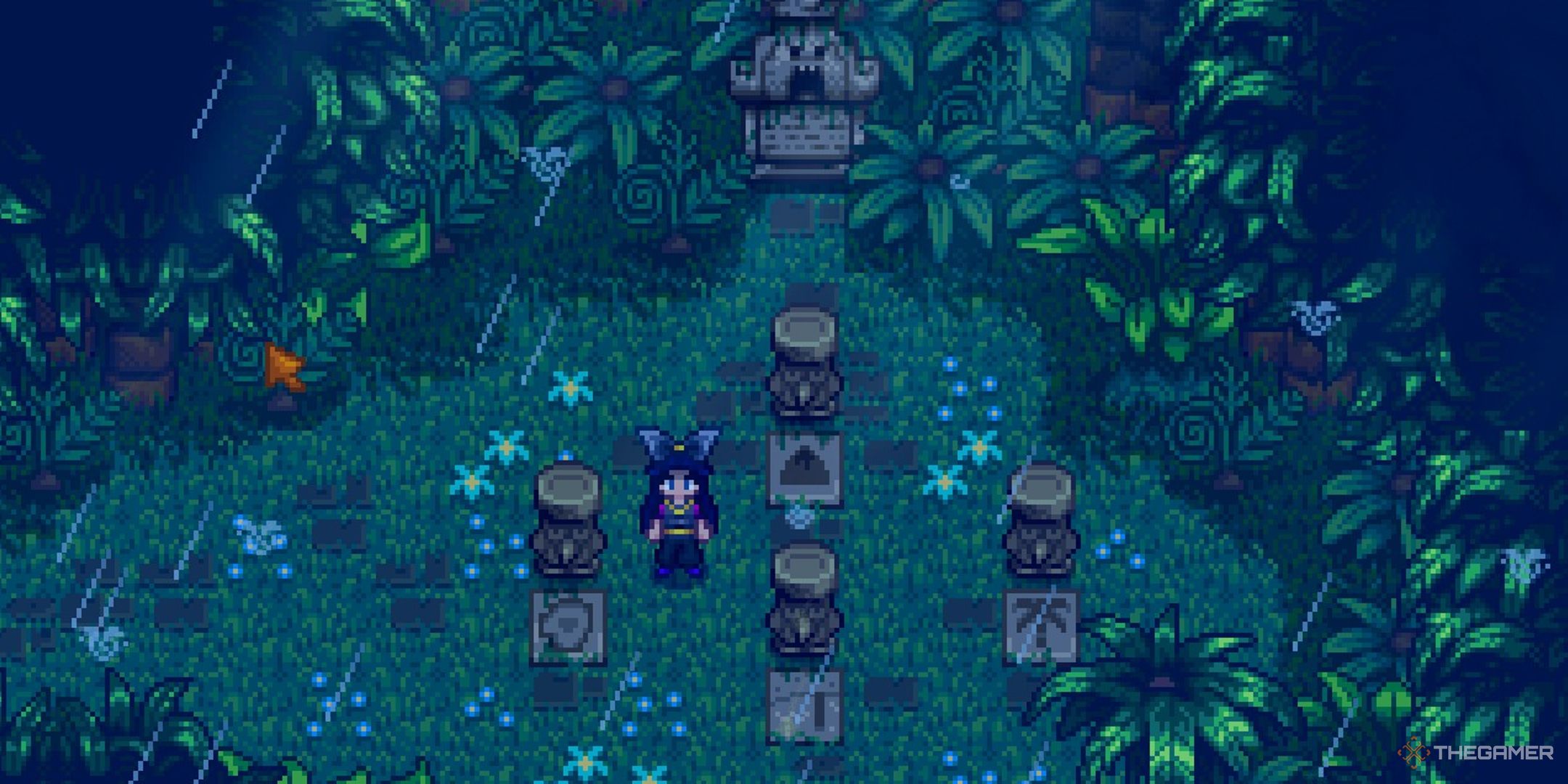 Área de rompecabezas del pájaro gema de Stardew Valley