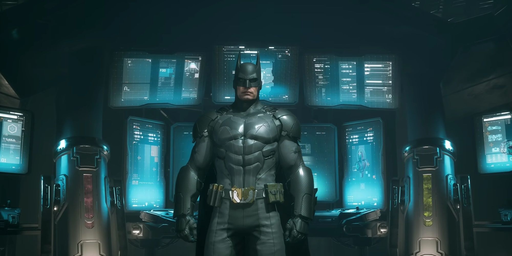 Escuadrón Suicida: Mata a la Liga de la Justicia: un holograma de Batman en la Baticueva