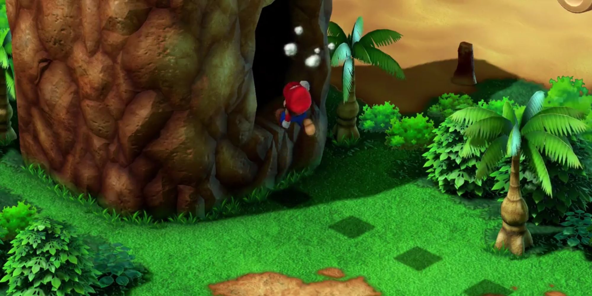 El atajo que conduce a Keros Sewers en Super Mario RPG.