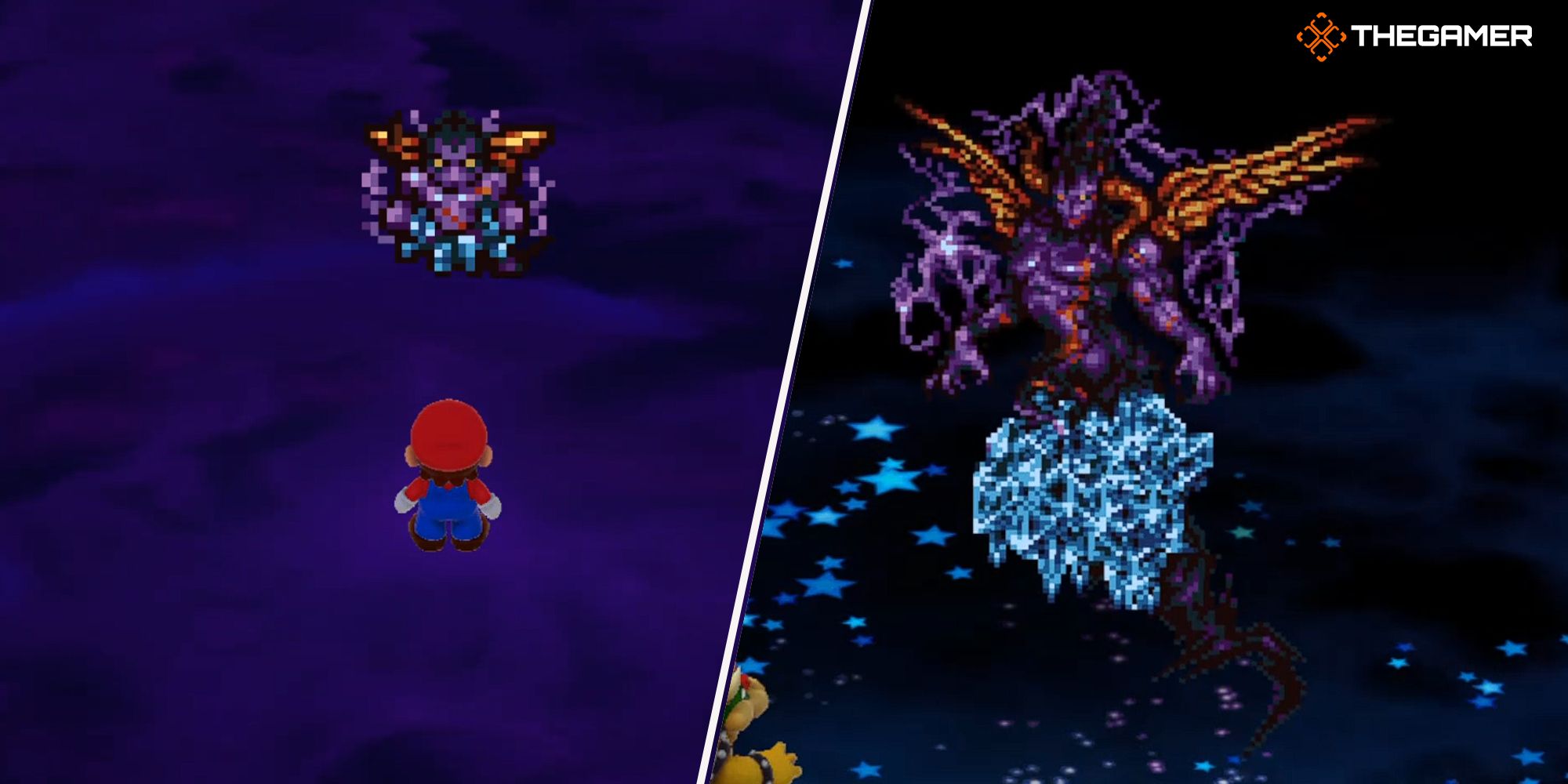 Super Mario RPG Culex Encuentro con Mario