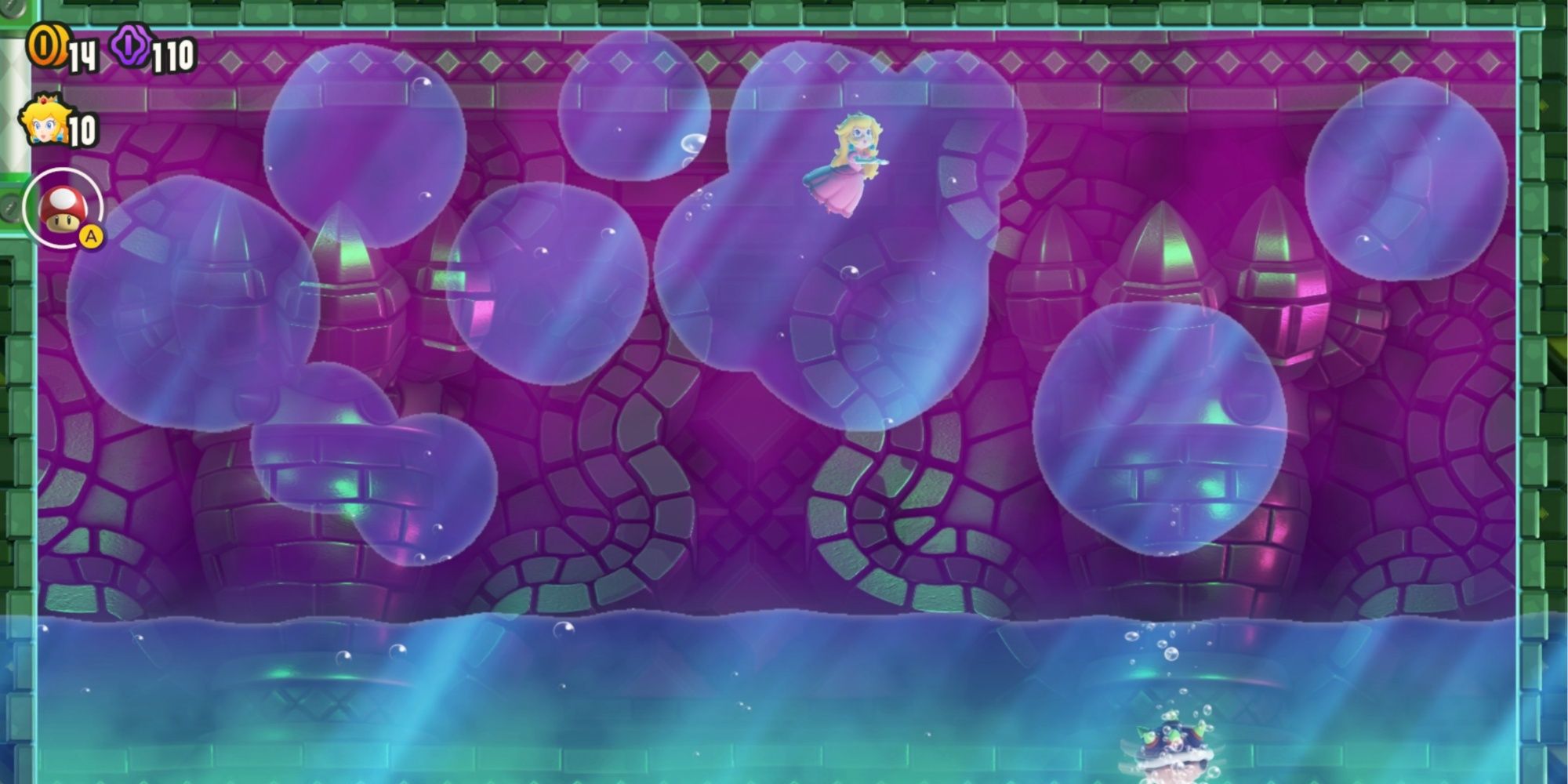 Super Mario Wonder Sun Baked Desert Boss Fight