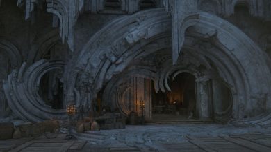 Final Fantasy 16 - The Hideout - A shot of the item shop