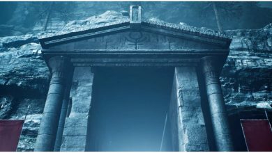 Marvels Midnight Suns dark temple entrance