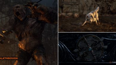 El Gigante and the church insignia in resident evil 4 remake. Hey, it's that dog!
