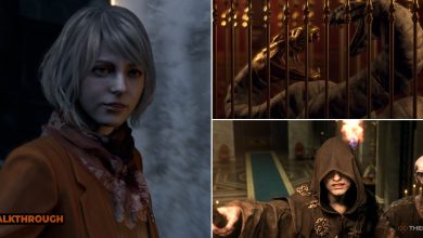 Ashley Graham, the Serpent Statue, and Ganado Zealots of the Los Illuminados cult in Resident Evil 4 Remake