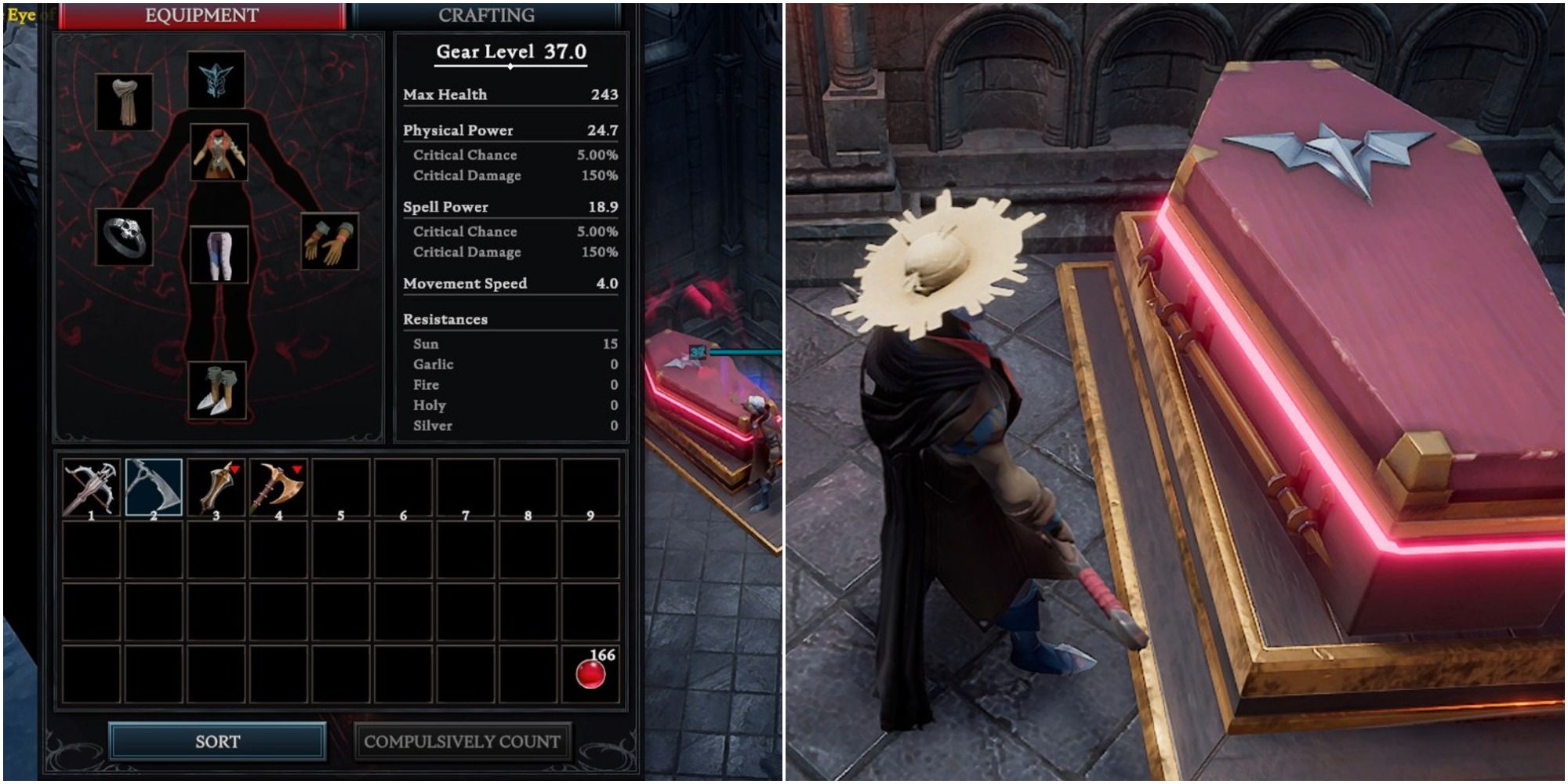 v rising servant coffin and guide