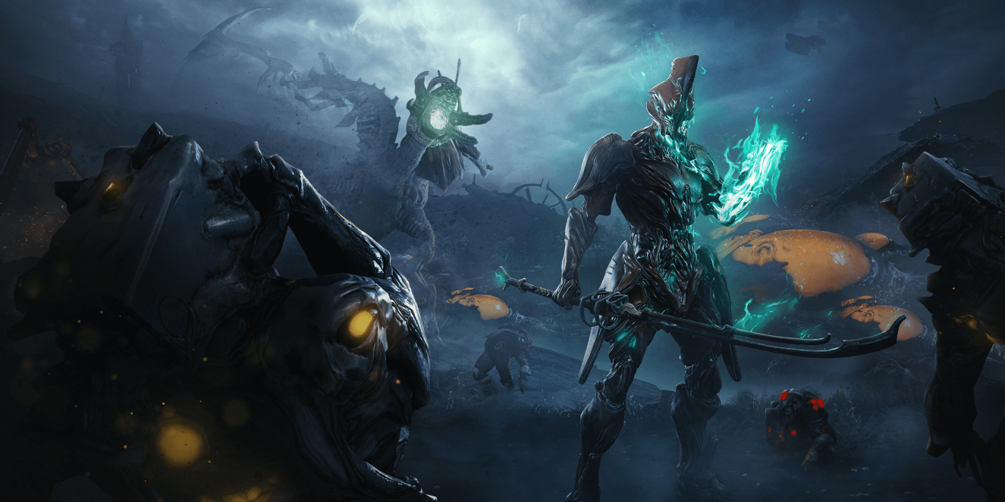 Operación Warframe Plague Star Revenant junto a un hervor infestado