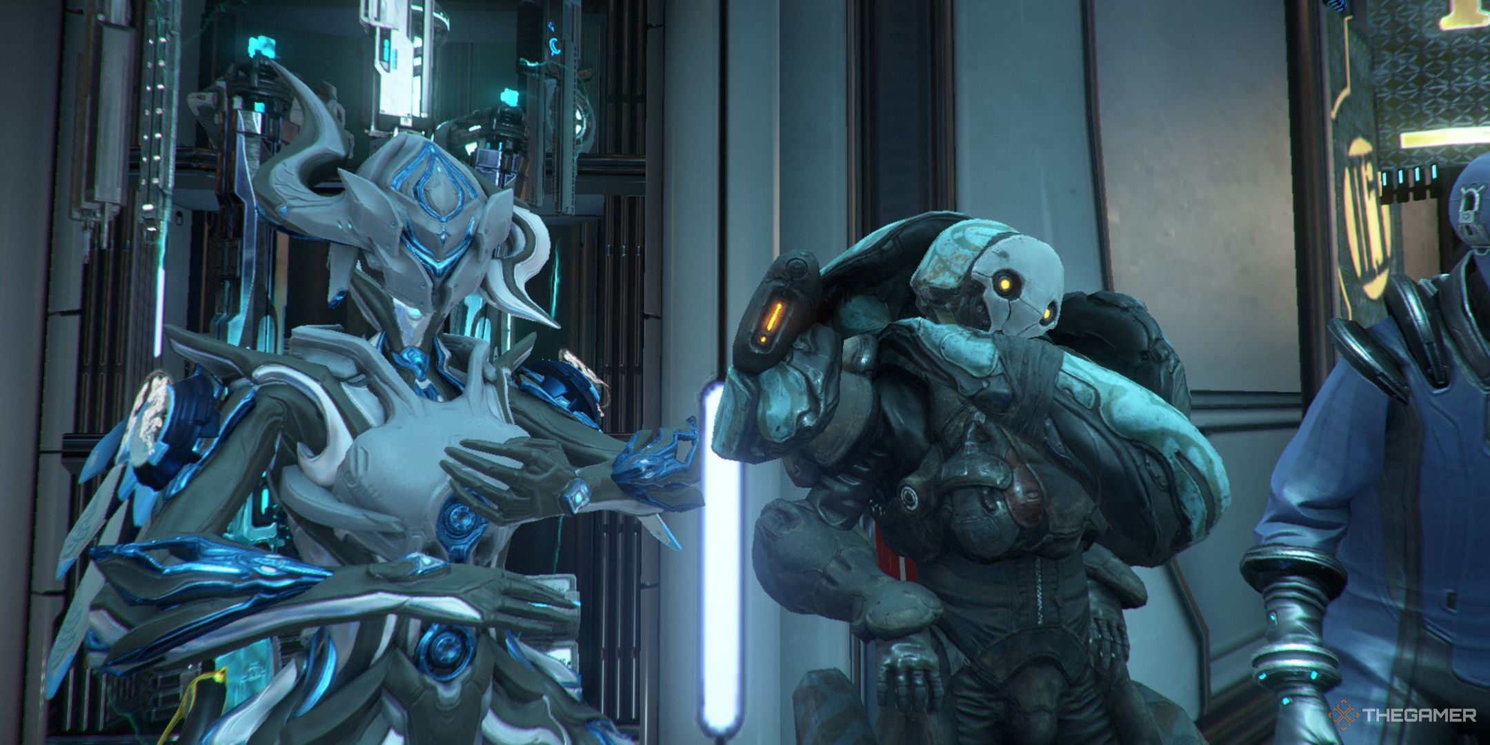 Jugador de Warframe y Clem juntos