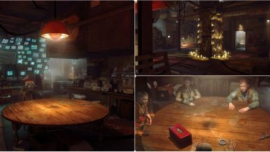 Wolfenstein-The-New-Order collage of three locations in the game