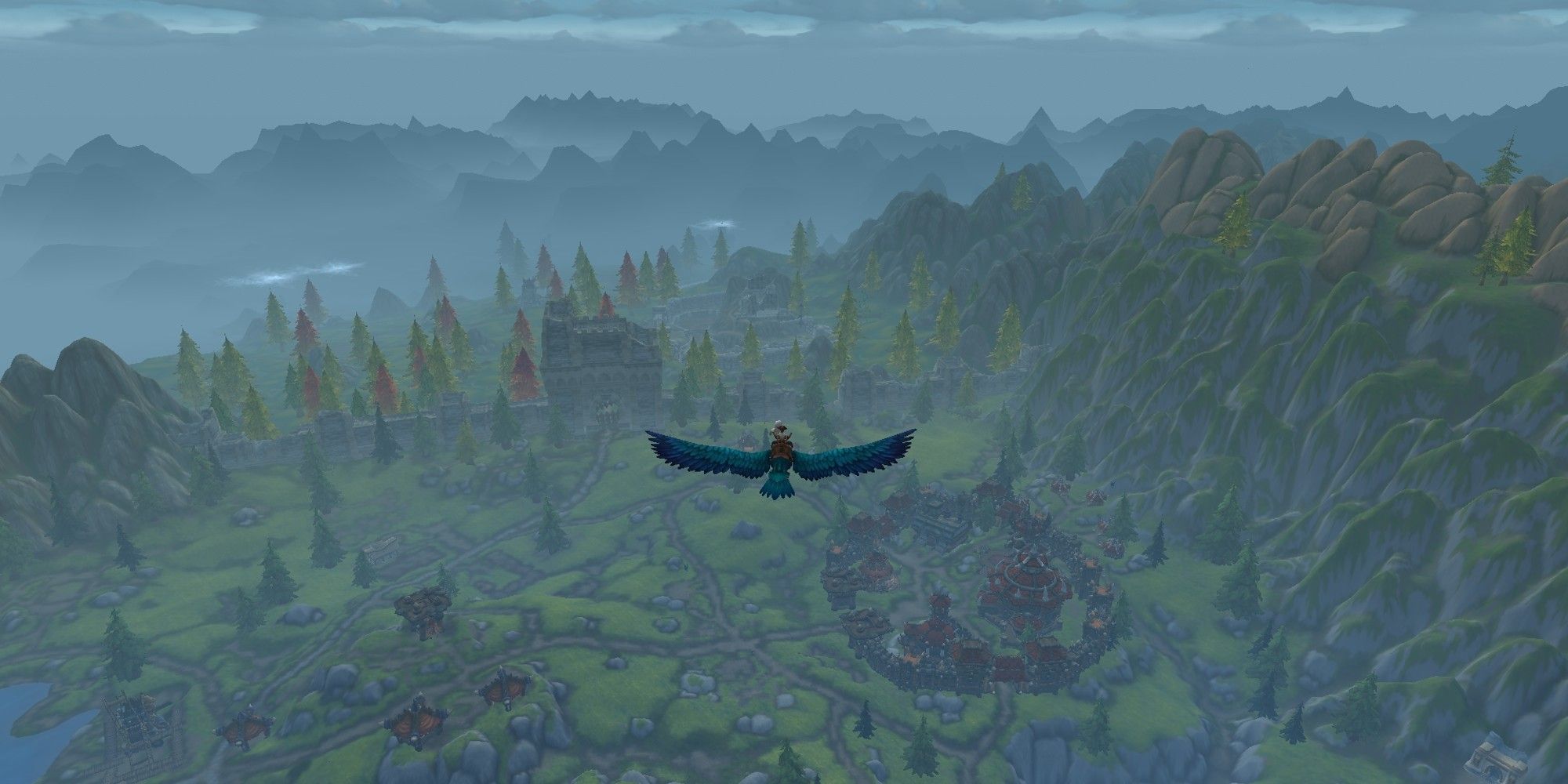 Deslizándose por las Tierras Altas de Arathi para el evento Plunderstorm de World of Warcraft