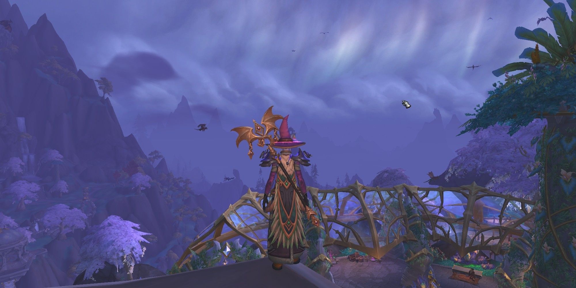 Vista de Valdrakken en WoW Dragonflight
