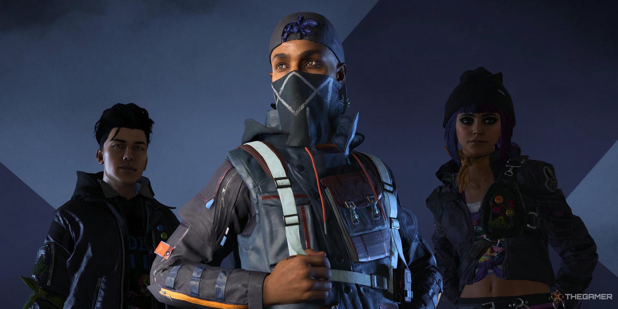 Los tres personajes jugables de DedSec en XDefiant.