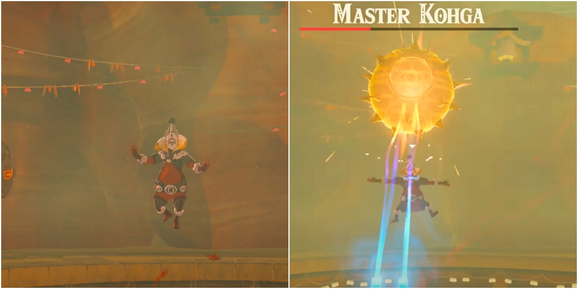 Zelda BOTW Master Kohga In Two Phases Of The Battle
