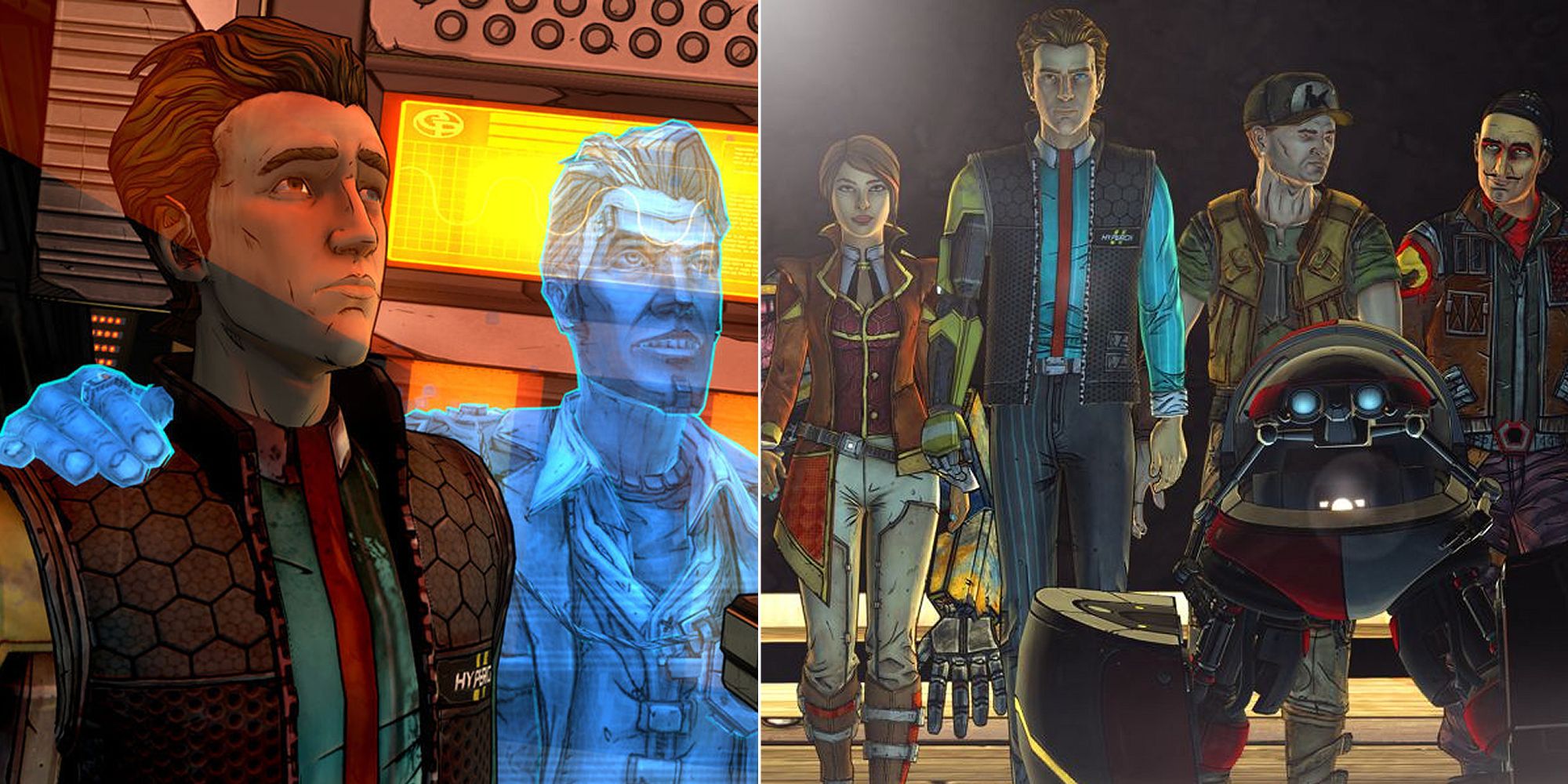 Tales From The Borderlands Split Image
