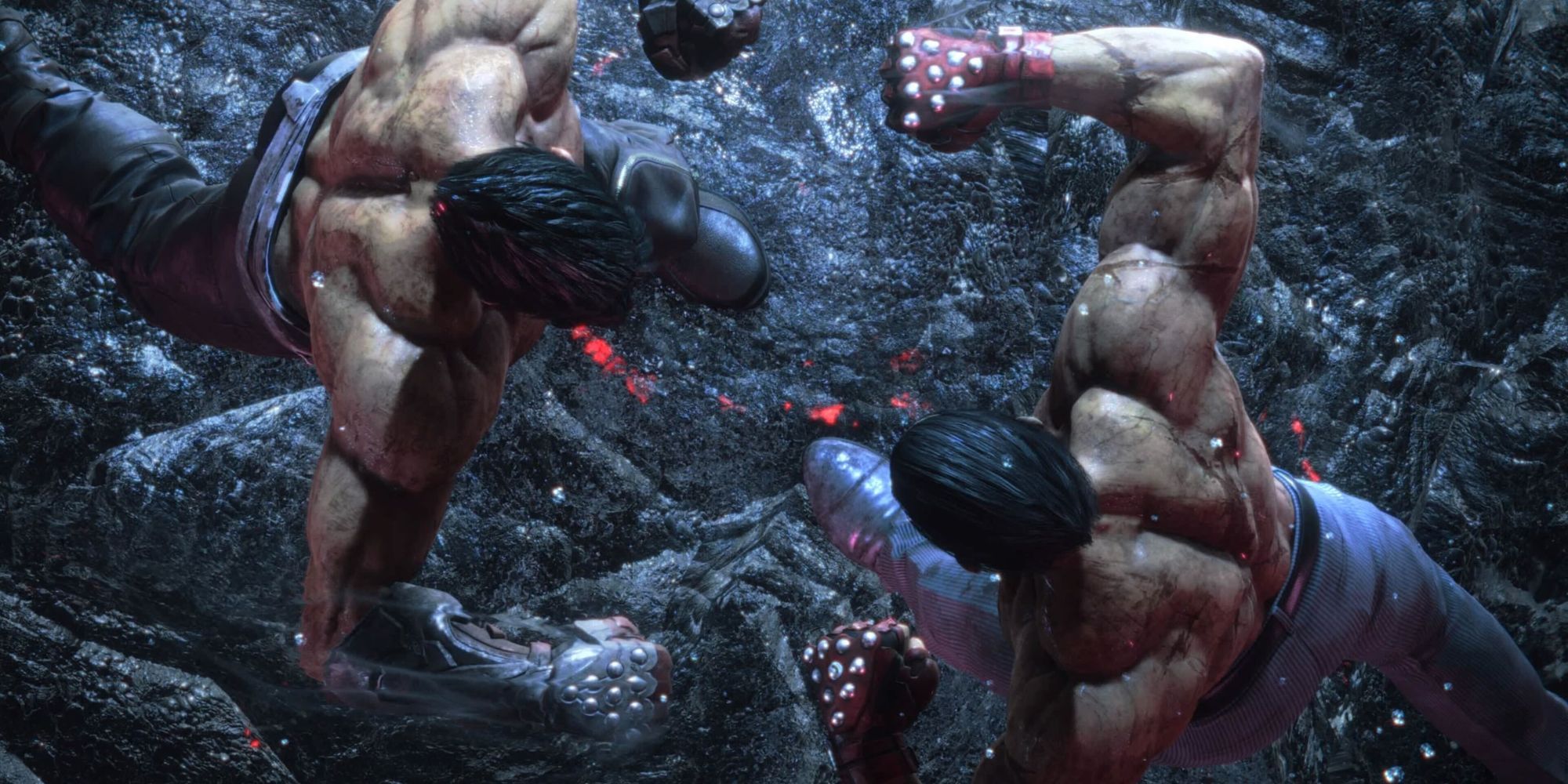 Jin luchando contra Kazuya en Tekken 8.
