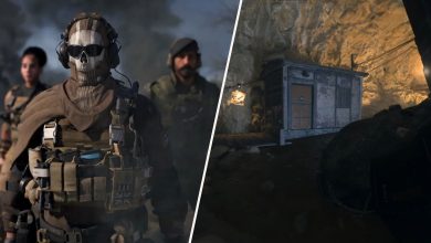 Call of Duty Warzone 2 Characters on the left and Cavern Boat Dock Shack Location on the right